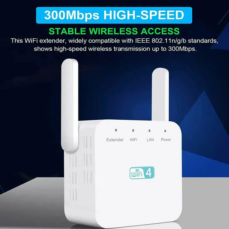 

Professional 2.4Ghz Dual Band WiFi Extender Zen Booster 300M Internet Range Zenbooster Router Signal Booster MVI-ing