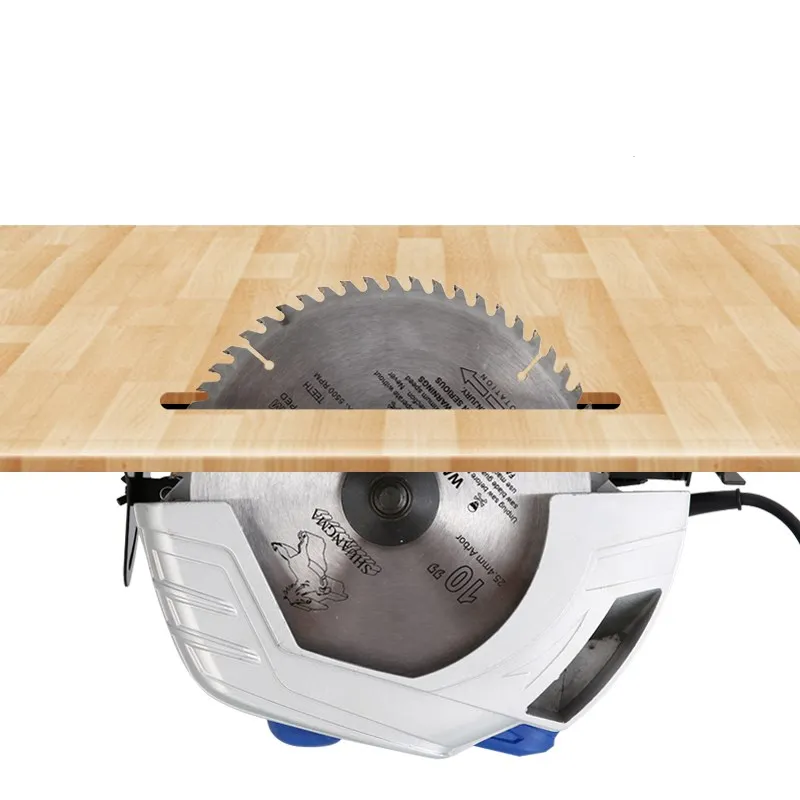 Electric circular saw 9 inch woodworking table saw cutting machine household circular saw flip