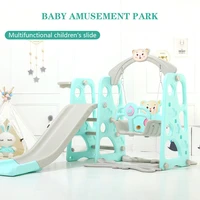 childrens slide indoor multi functional slide basket swing combination small amusement park baby music learning machine toys