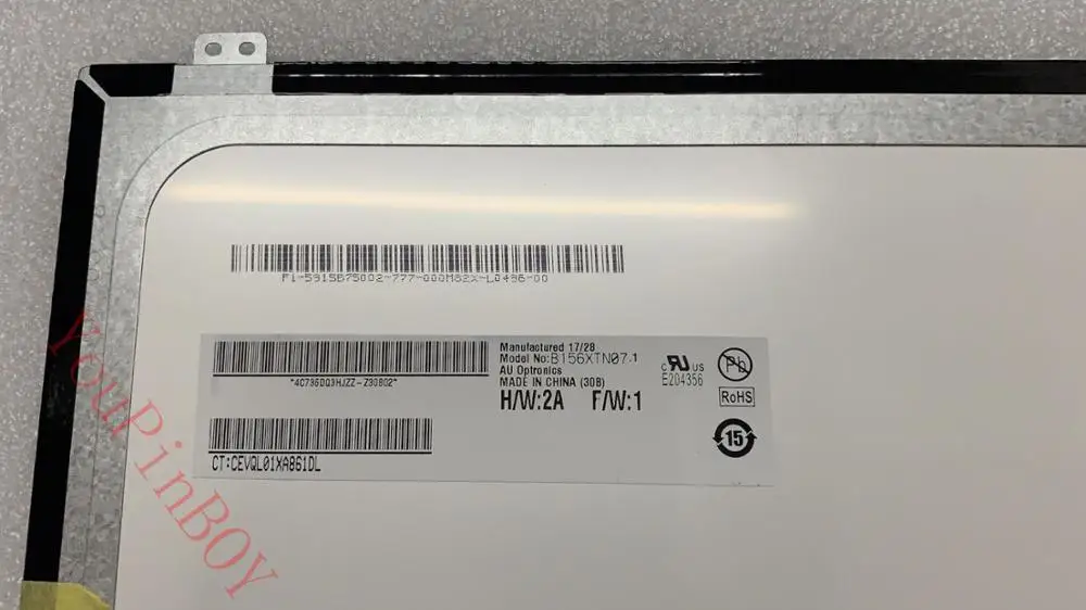 Оригинальный 5 5-дюймовый тонкий флэш-накопитель N156BGA EA2 E41 EAA E31 EB2 B156XTN07.0 B156XTN07.1