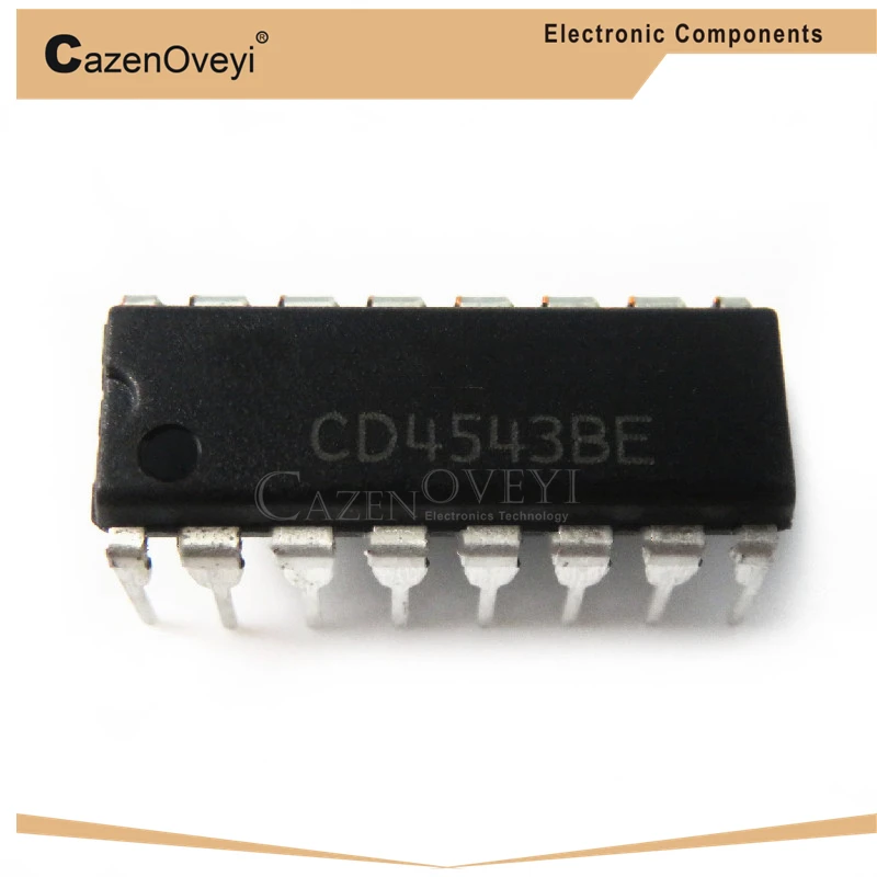 10 шт./лот CD4543BE DIP16 CD4543 DIP 4543BE DIP-16 Новый оригинал в наличии