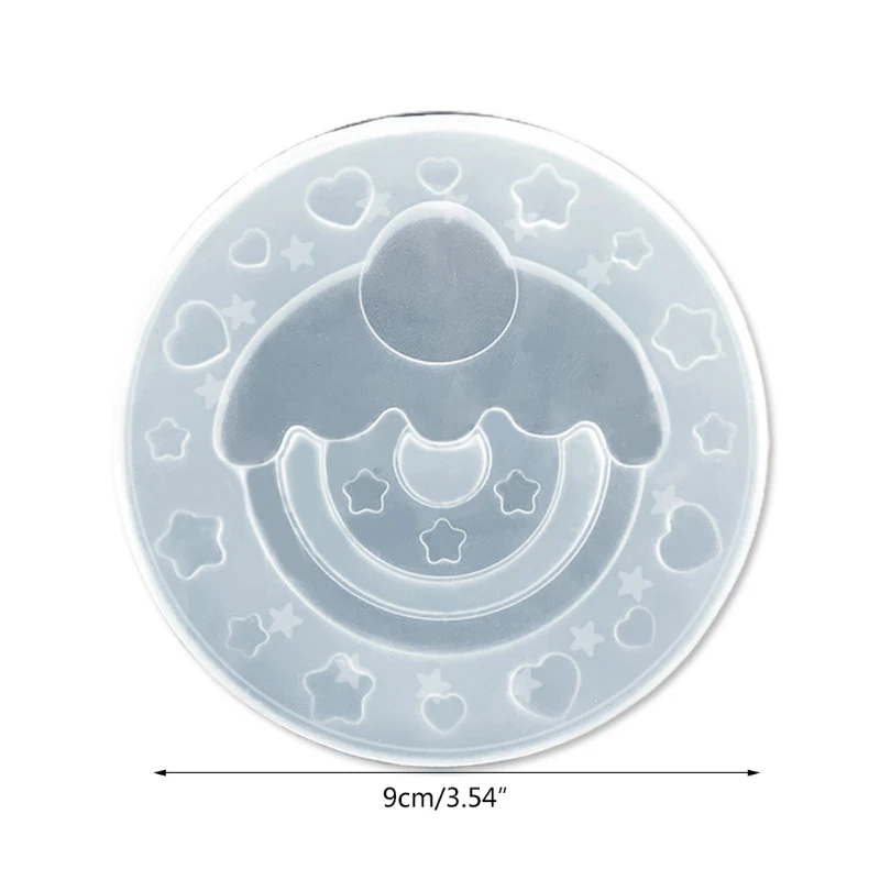 

-Cute Universe Quicksand Epoxy Resin Mold Pendant Silicone Mould DIY Crafts Jewelry Decorations Casting Tools