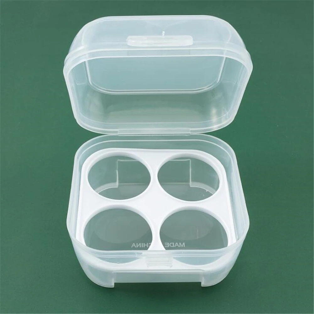 8 Grids Makeup Blender Storage Box Cosmetic Puff Makeup Sponge Holder Transparent Case Container Organizer Make Up Accessories