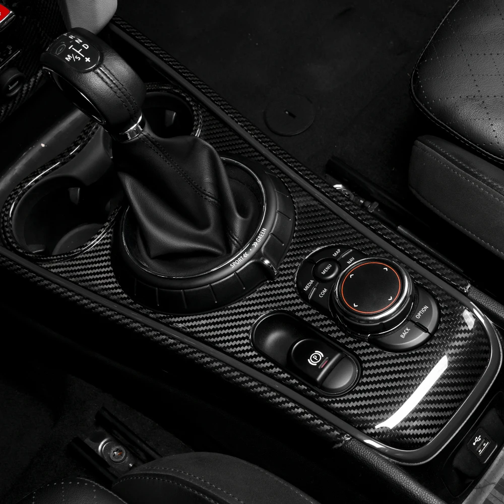 

Отделка центральной панели управления из углеродного волокна для MINI Cooper F54, аксессуары для салона автомобиля
