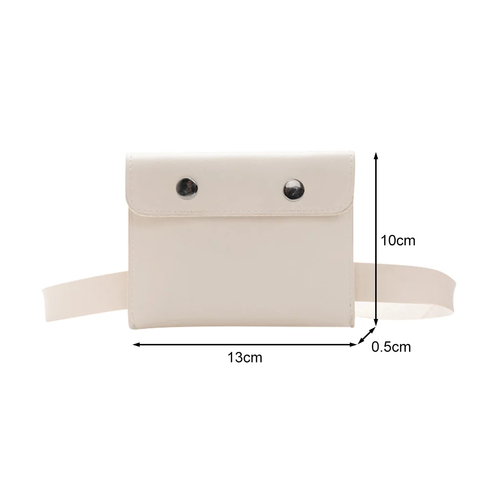 

Pure Color Waist Bag Female Belt Fashion Chest Handbag Casual Fanny Pack Ladies Messenger Crossbody Pack Trend Bags Purse