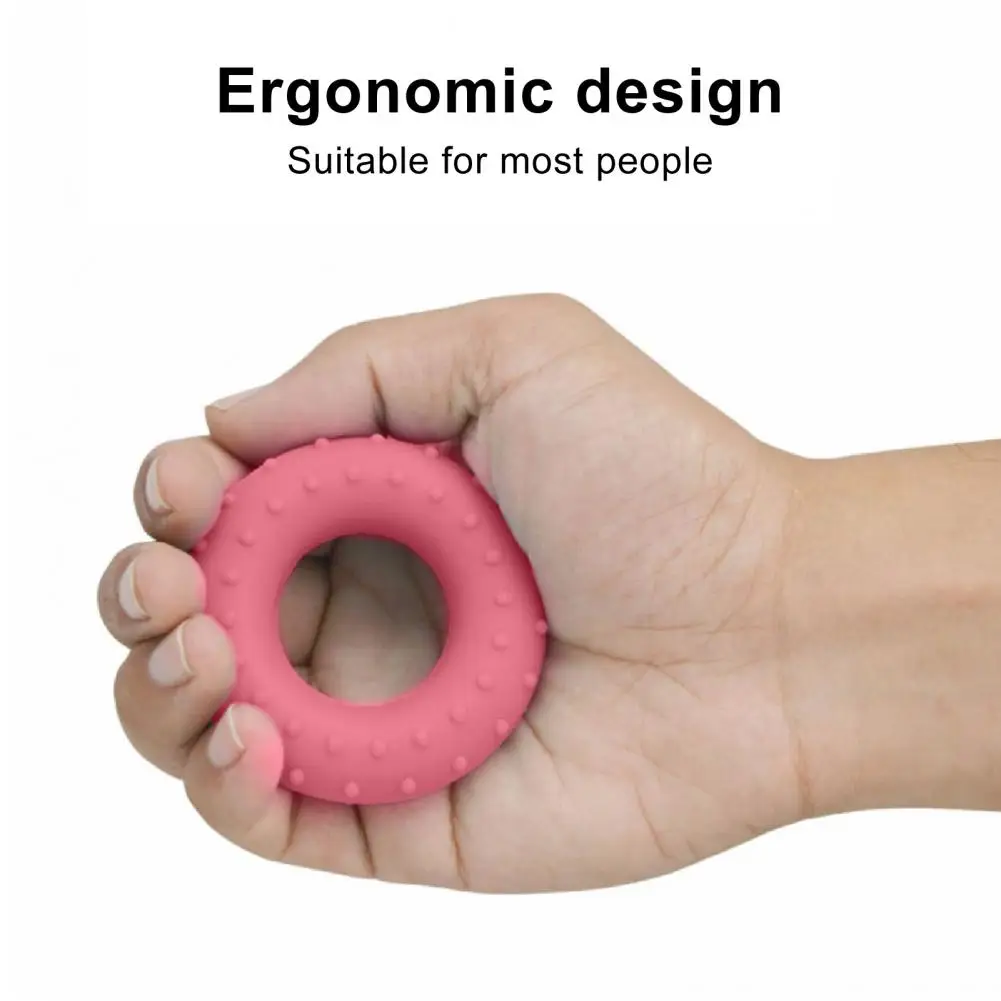 Finger Strength Trainer Ergonomic Design Thicker Muscle Relaxation Portable Training Gripping Ring for Home | Спорт и развлечения
