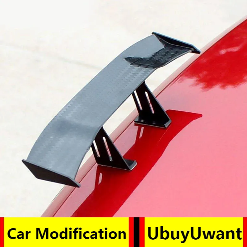 Универсальный Автомобильный задний спойлер из углеродного волокна крыло