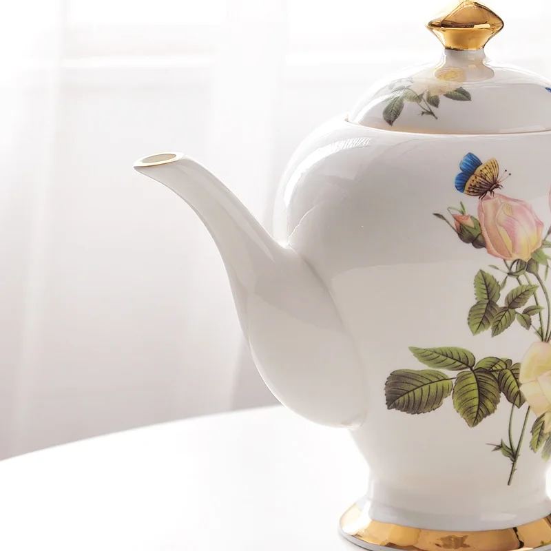 Чайный сервиз из тонкого костяного фарфора (35 унций) для английского