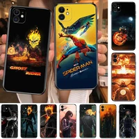 marvel ghost rider phone cases for iphone 13 pro max case 12 11 pro max 8 plus 7plus 6s xr x xs 6 mini se mobile cell