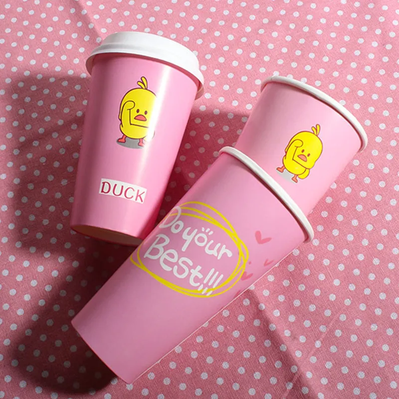 50 шт. высококачественные утолщенные одноразовые розовые чашки для дня рождения