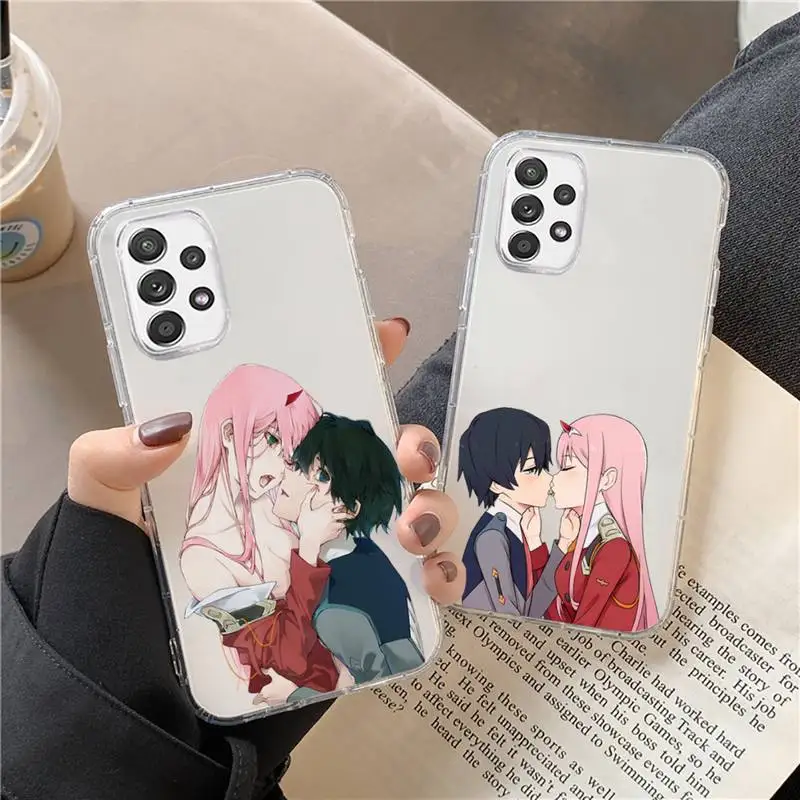 

Zero Two-Darling in the FranXX Phone Case Transparent For Huawei P20 P30 P40 honor mate 8X 9X 10i Pro Lite