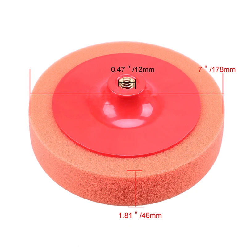 Posbay 5 &quot/6&quot/7 &quotавто Пена воском Губка для полировки шаровых колес полировщик