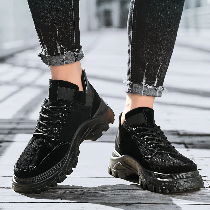 Уличный стиль Сезон осень Новинка Мужская повседневная обувь Модные подходящие