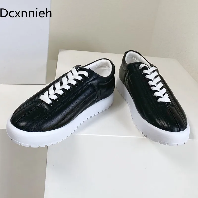 

Туфли женские с круглым носком, Офисная повседневная обувь, черные, белые, весна-осень 2021