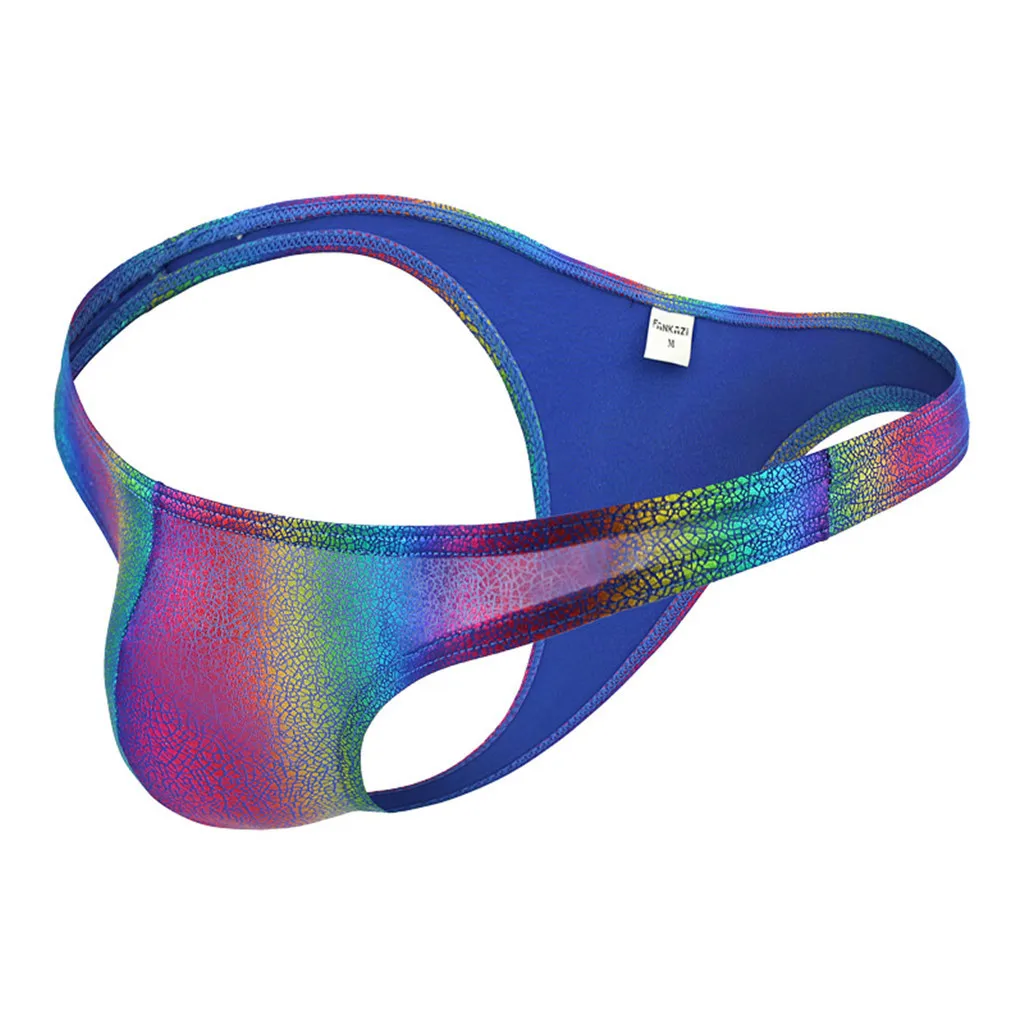 Мужское нижнее белье сексуальные плавки прозрачные шорты с принтом губ трусы