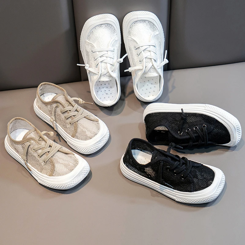 

Original Kids Boy Walking Sneakers Fretwork Girls Kids Casual Sneakers White Non-Slip Youth Boys Kids Casual Shoes size 26-36