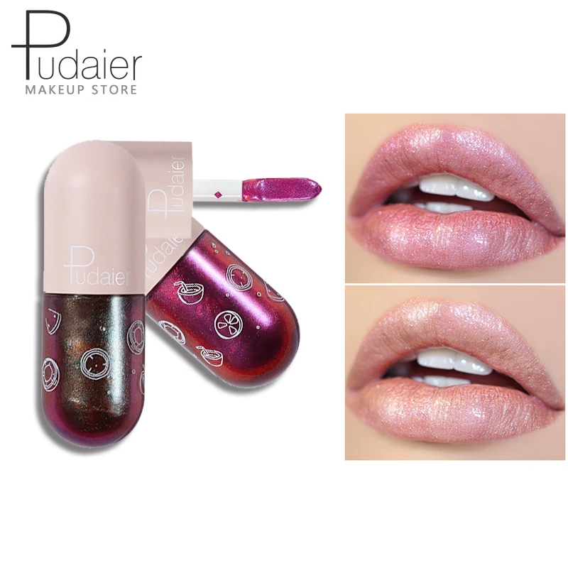 

Pudaier 25 Color Candy Capsule Liquid Lipstick for Makeup Professional Waterproof Lipstick Plumber Volumising Lip Glaze Cosmetic