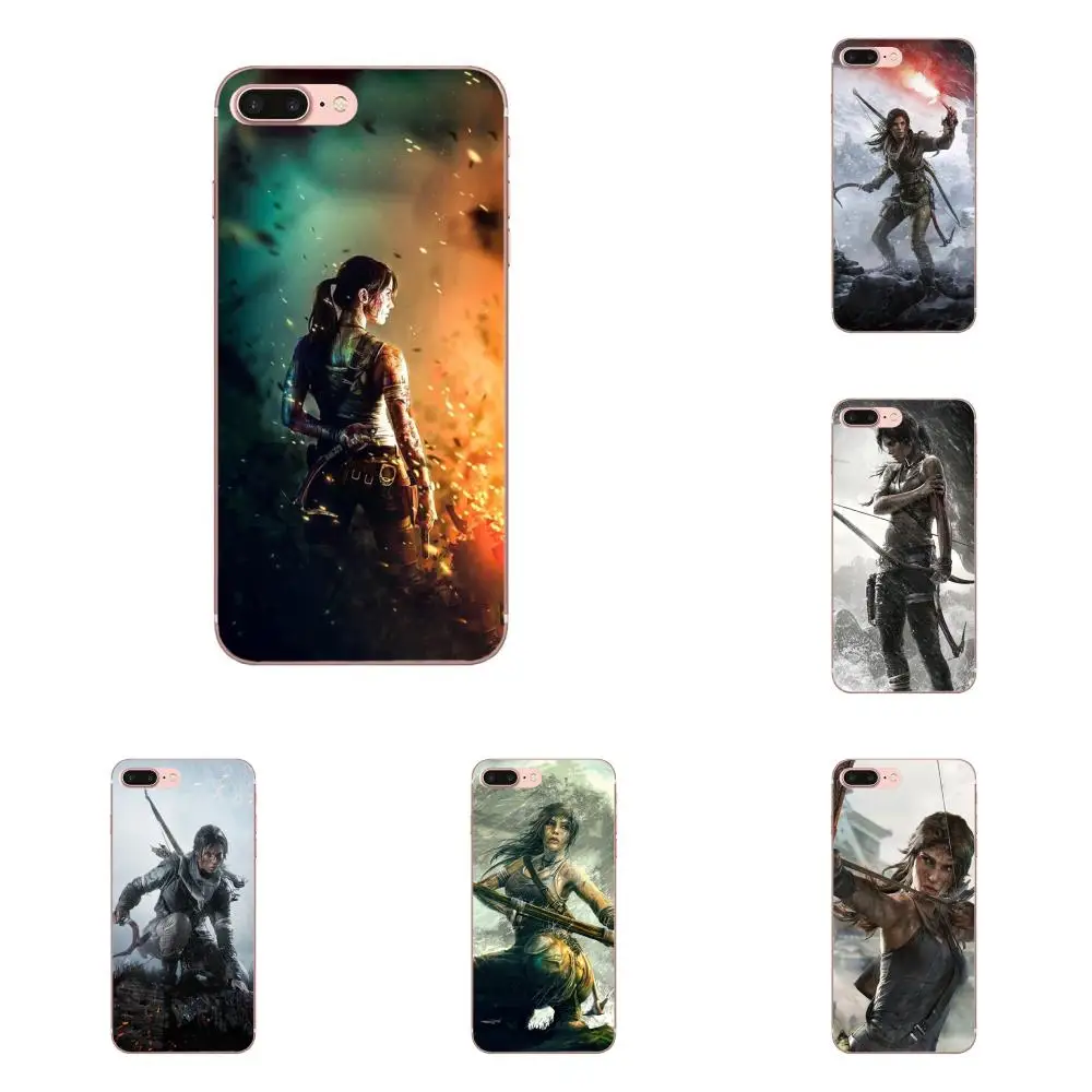 For Huawei P7 P8 P9 P10 P20 P30 Lite Mini Plus Pro Y9 Prime P Smart Z 2018 2019 TPU Transparent Case Lara Croft Tomb Raider | Мобильные