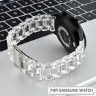 Ремешок прозрачный для Samsung Active 2 44 мм 40 ммGalaxy Watch 46 мм 42 ммGear SportS3, ремешок для часов, 20 мм 22 мм