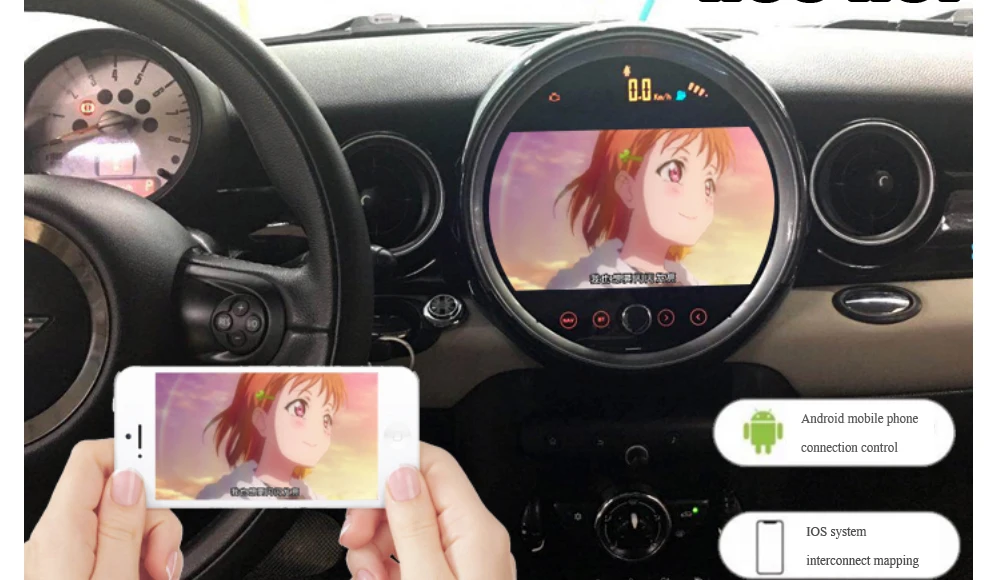 Liandlee Android для Mini One Cooper S люк R56 R57 автомобильный стерео экран видео Wifi BT Carplay карта gps-навигатор мультимедиа