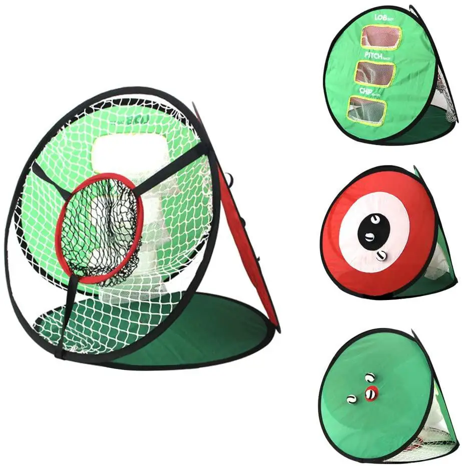 

Golf Practice Net Driving Chipping Net Quad Indoor Outdoor Garden Hitting Golf Net Portable Set Golf Training Equipment Hot