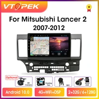 vtopek 10 1 4gwifi 2din android 10 car radio multimidia video player navigation gps for mitsubishi lancer 2007 2012 head unit