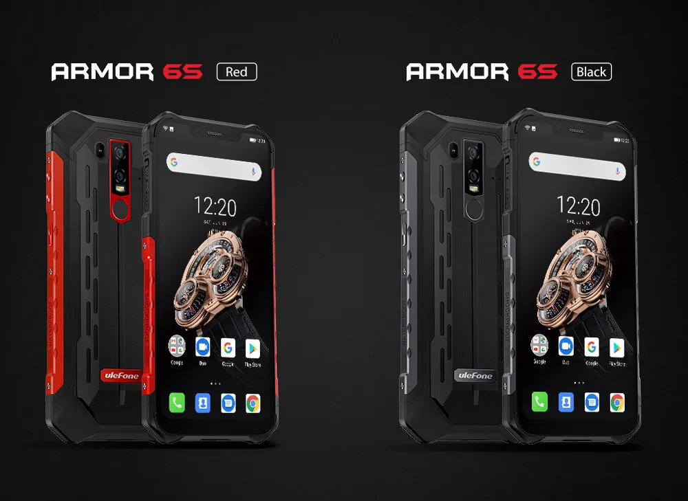 Ulefone Armor 6S Смартфон 6+ 128GB Android 9,0 Helio P70 LTE 5000mAh NFC OTG 6,2 ''две sim-карты мобильный телефон