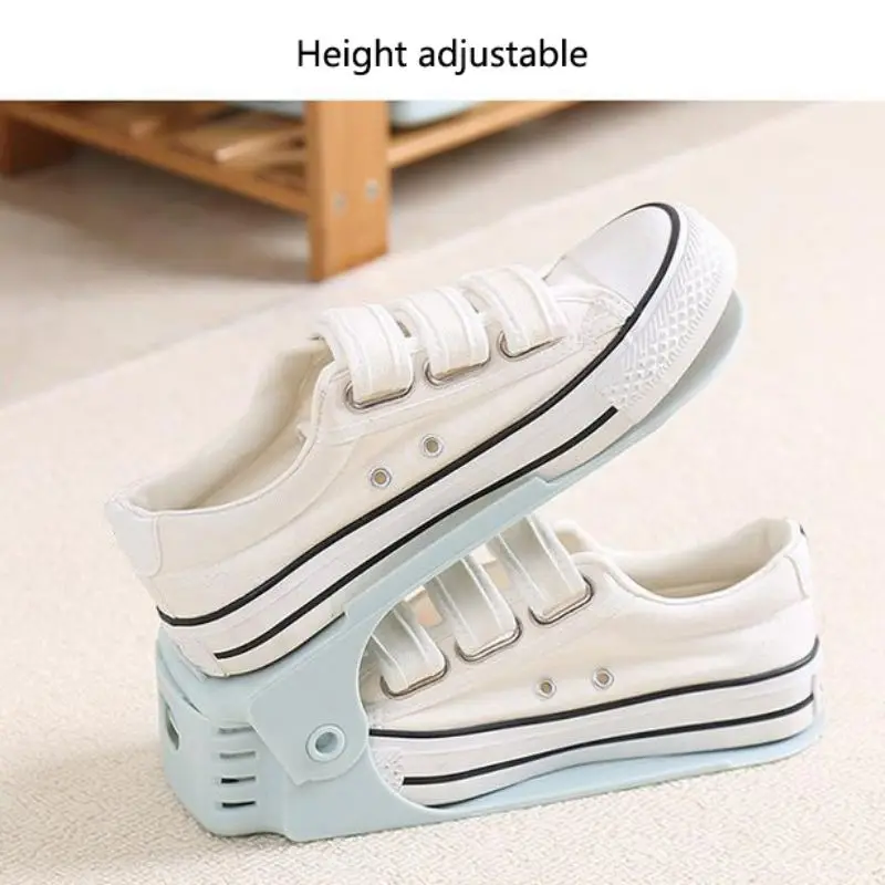 10 шт. практичный Регулируемый органайзер для обуви подставка слот экономии