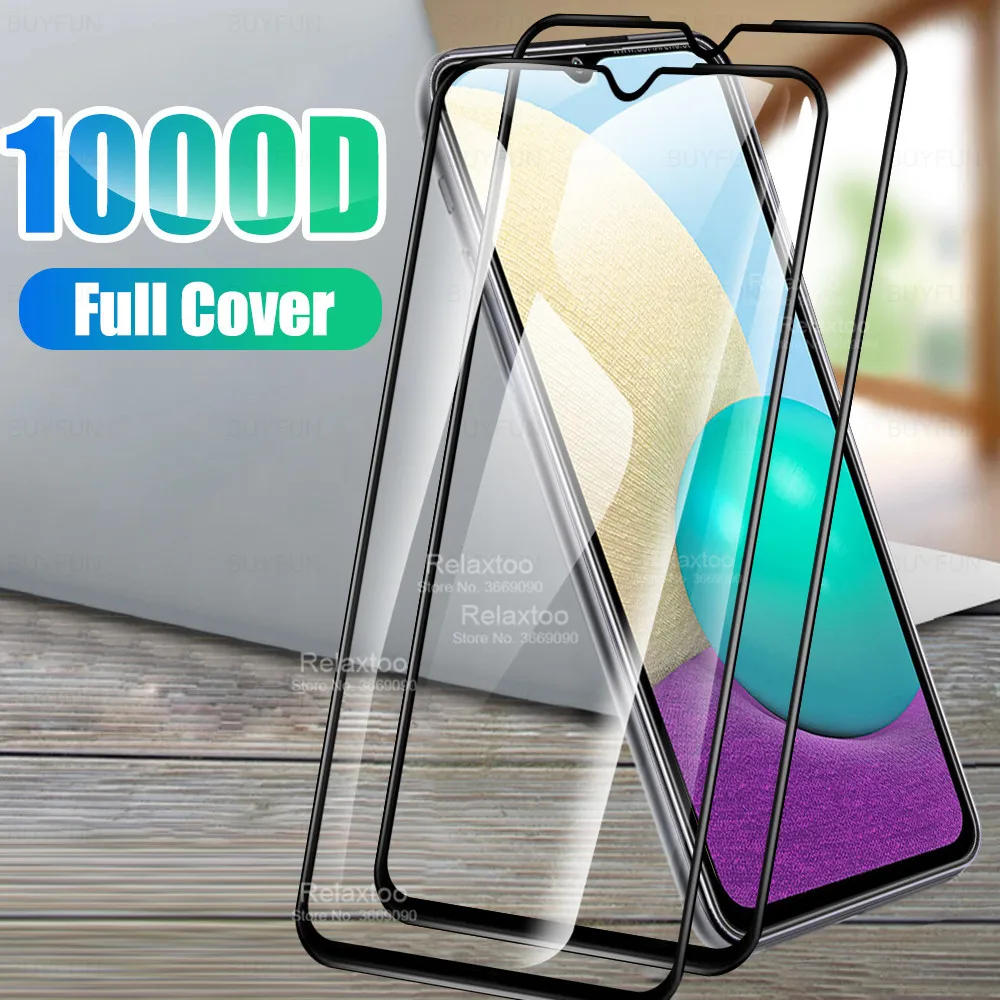 

Защитное стекло с полным покрытием для Samsung Galaxy A02, 2 шт., армированное стекло для Samsun A02 A 02 SM-A022F, защитные стекла для экрана