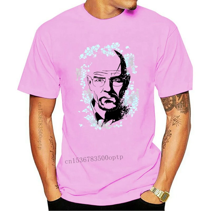 

Новинка, белая Стильная летняя мужская футболка с коротким рукавом, с рисунком хайзенберга, рейнбада, Уолтера, белого цвета, повседневные ко...