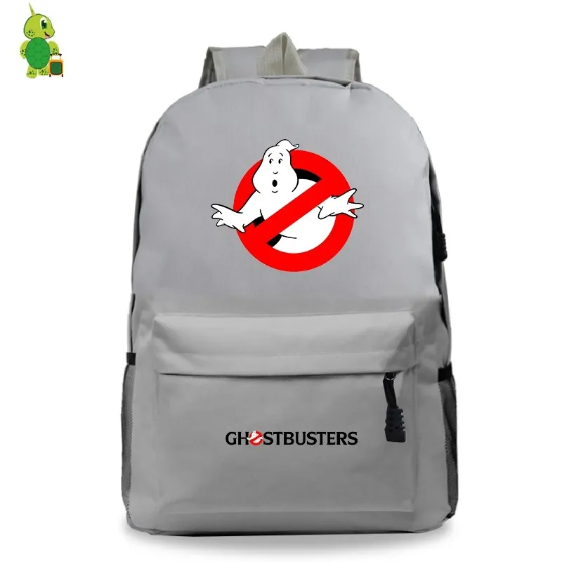 Мультяшный рюкзак Ghostbuster школьные сумки для подростков девочек мальчиков