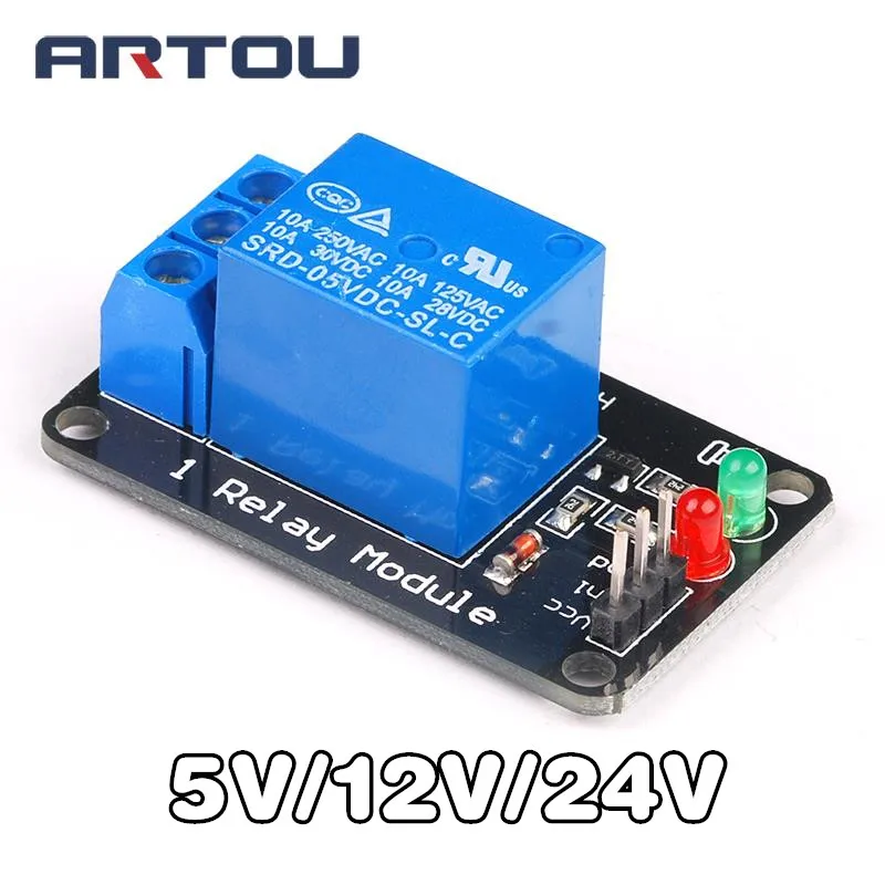 5V 12V 24V триггер низкий уровень 1 канал релейный модуль интерфейса для PIC AVR DSP ARM MCU
