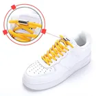 Шнурки круглые эластичные без завязывания, аксессуары унисекс для детей и взрослых, 1 пара