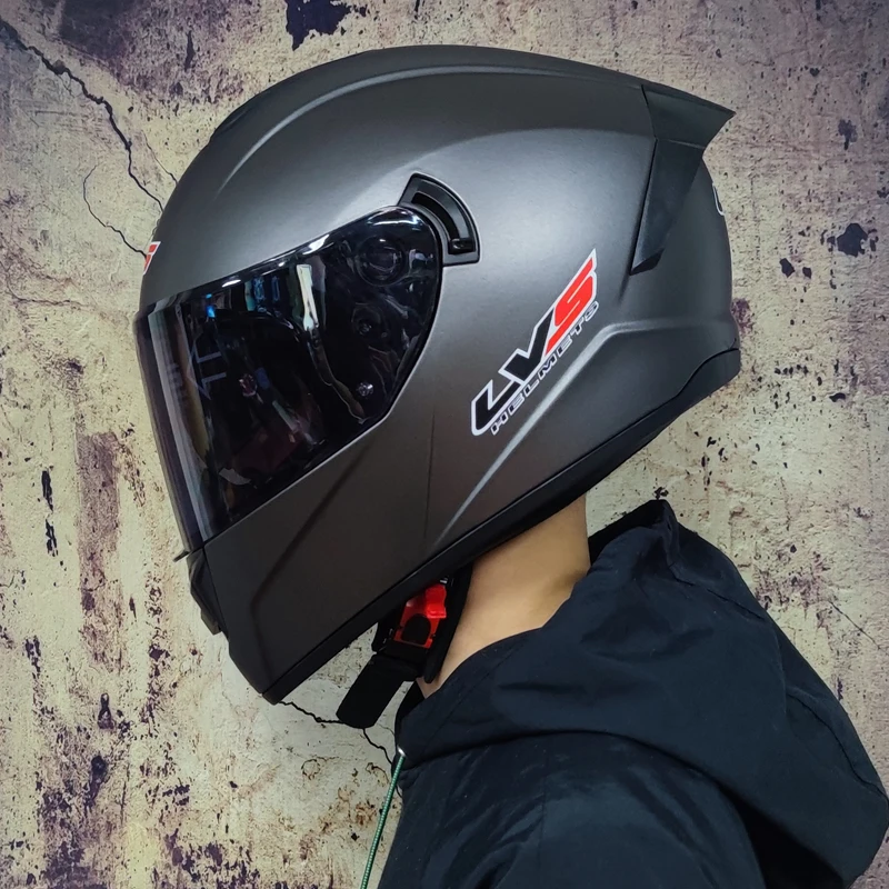 Полнолицевые гоночные шлемы зимний теплый двойной козырек мотоциклетный шлем