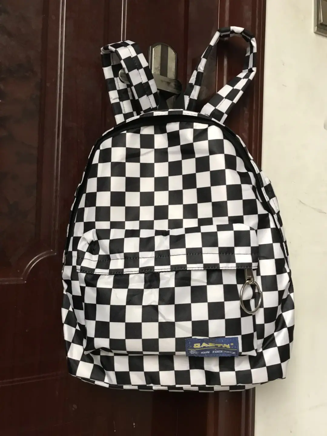 backpack 1 Винтажный уличный Японский Корейский Холщовый клетчатый рюкзак для студентов, школьников, мужчин и женщин, Сумка с пряжкой на молнии, Студенческая дорожная сумка для книг - Цвет: backpack 1