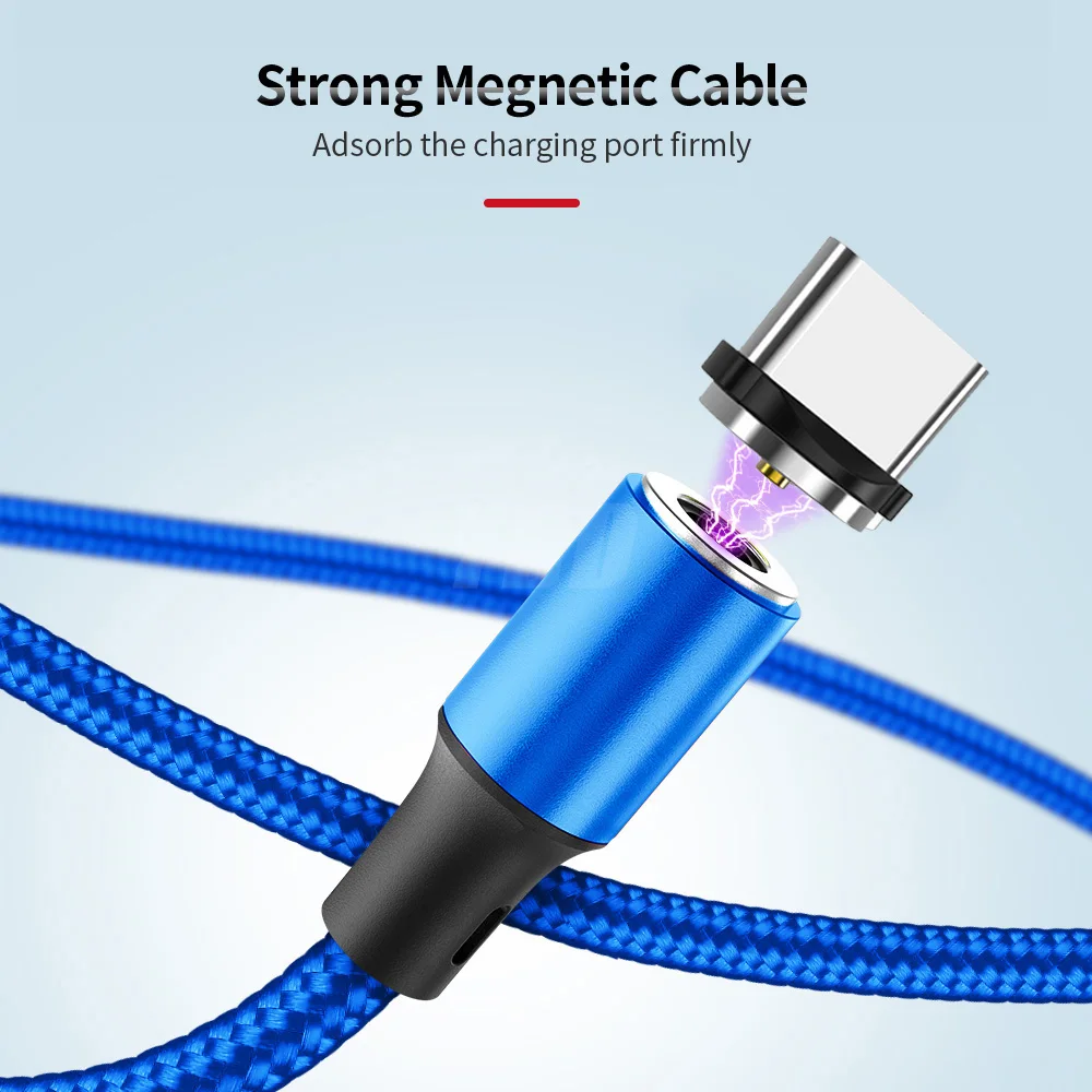 Кабель зарядный YBD магнитный с разъемами USB Type C и Micro USB|Кабели для мобильных