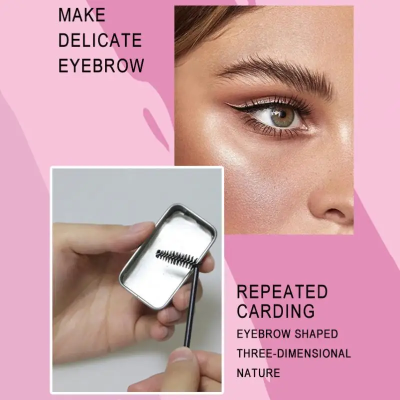 

3D Eyebrow Shaping Brows Makeup Gel Soap Brows Kit Long Lasting Eyebrow Setting Waterproof Eyebrow Tint Pomade Cosmetics TSLM2