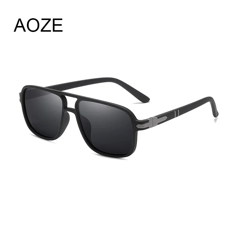 AOZE 2022 Модные мужские крутые квадратные поляризованные стильные солнцезащитные
