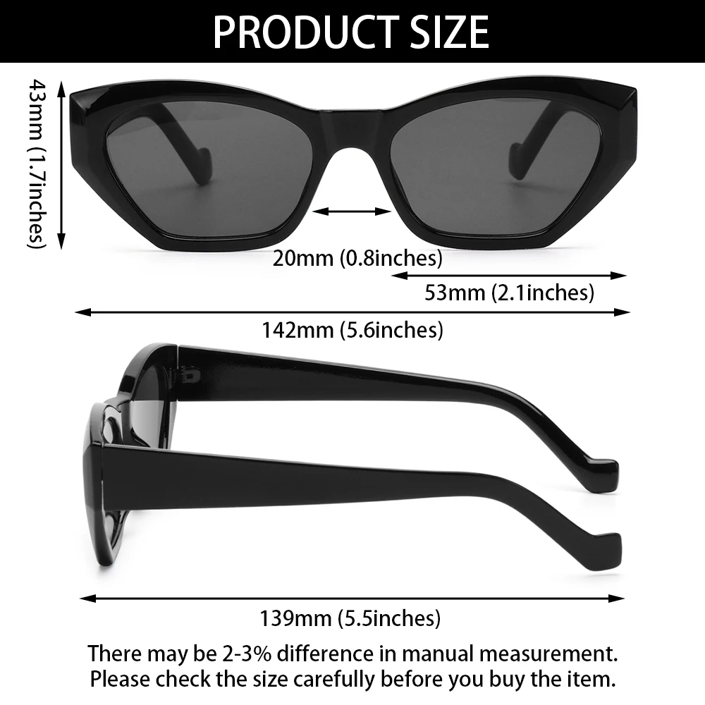 

Retro Rectangle Sunglasses for Women and Men Vintage Small Square Sun Glasses UV 400 New Fashion Protection Glasses