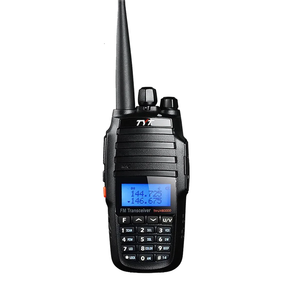TYT TH-UV8000D рация 10 км VHF 136-174 МГц UHF 400-520 МГц двухдиапазонный портативный радиолюбительский fm-приемопередатчик двухстороннее радио - Цвет: TH-UV8000D