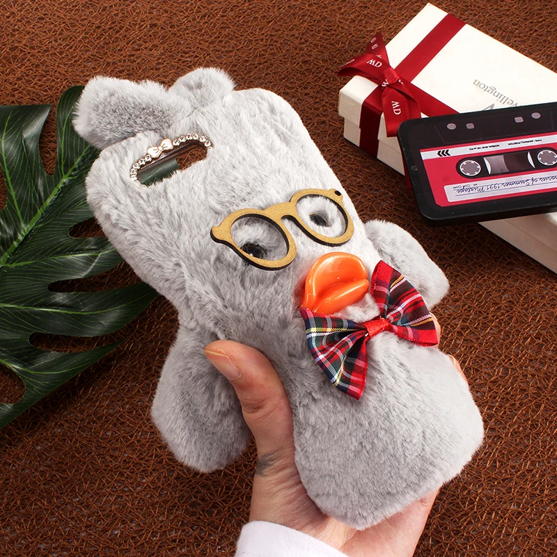 Забавный пушистый DIY подарок милая стильная утка Элегантный Стиль чехол для Leagoo