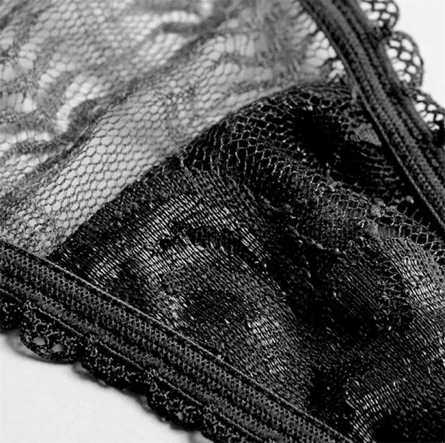 Романтические полые бесшовные трусики стринги во французском стиле женское