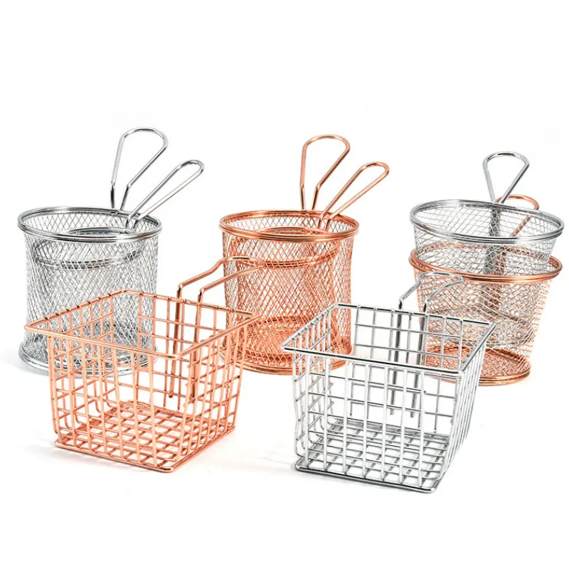 Скандинавская корзина для картофеля фри масляное ситечко сетчатый фильтр