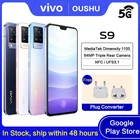 Смартфон vivo S9 Dual 5g, 6,44 дюйма, частота обновления 90 Гц, AMOLED экран, основная камера 64 мп, MTK Dimensity, 1100 телефон NFC, оригинал