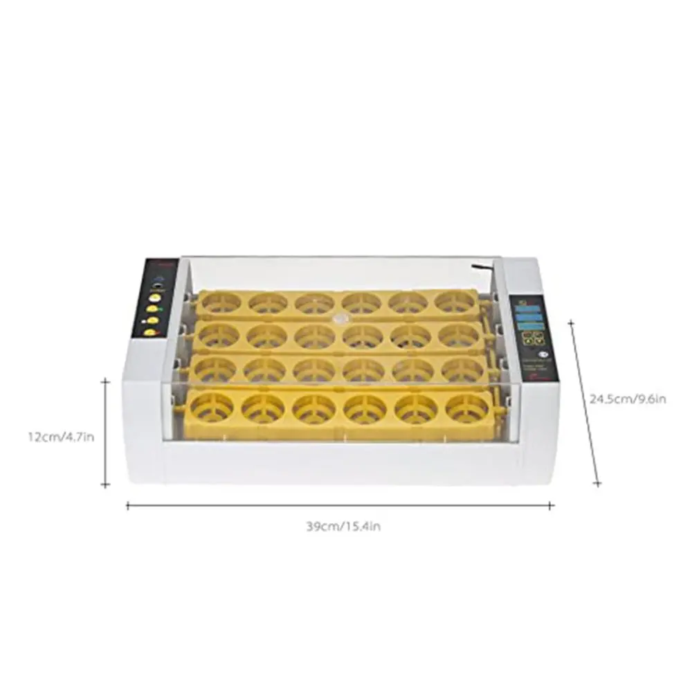 

Practical 24 Eggs Large Capacity Mini Incubator For Chicken Poultry Quail Turkey Eggs Home Use Automatic Egg Turning Drop ship
