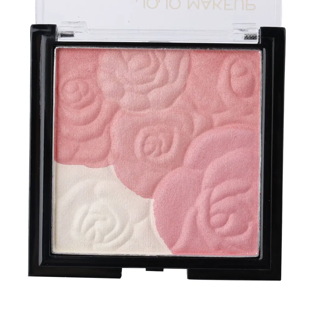 Мульти цветные румяна макияж Косметические натуральные Девушки Женщины Палетка