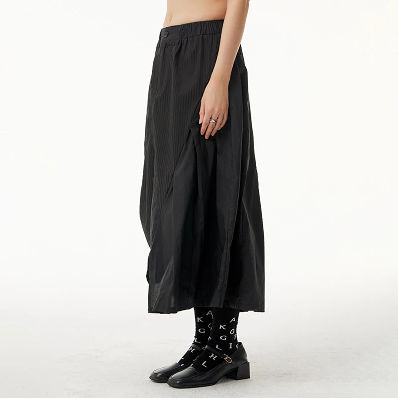 SHENGPALAE индивидуальная юбка с высокой эластичной талией Женская Весенняя Новинка