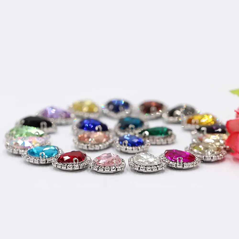 Новый бренд 10 шт. роскошный стеклянный кристалл сверло кружева капли воды стекло