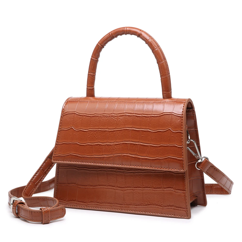 

2021 INS Hot Sale Lady Shoulder Crossbody Crocodile Bag Women Handbag Luxury Brand Design Shell Tote Bag Elegant