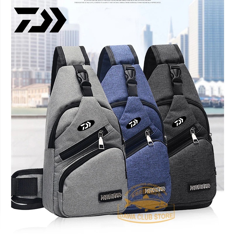 

2020 Daiwa The New Nylon Men's Fishing Shoulder Bag Outdoor Mountaineering Fashion Multifunctional Casual Crossbody Bag
